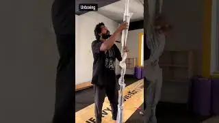 📦 Unboxing a Olympic barbell #fitness #shorts #gymequipment