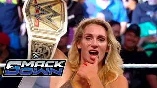 Charlotte Flair Wins WWE Women's Championship Jade Cargill WWE SmackDown 2025 Highlights