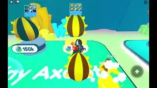 Pet Simulator X Fusing Pets in Axolotl World