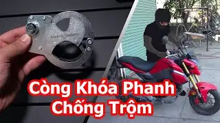 Khóa Phanh Xe Máy Chống Trộm LOCK - CUFF