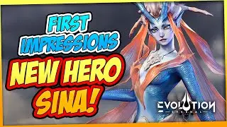SUMMONER SINA FIRST LOOK! 🌟 Is She the NEW META SUPPORT? | Eternal Evolution