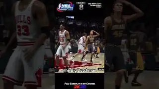 BIG DUTCHMAN follow up dunk after a Reggie Miller. Pacers vs. Bulls. 2000 Playoffs.