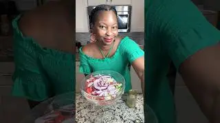 Cucumber and Tomato Salad with Lemon Poppyseed Dressing