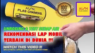 Unboxing & test AION KANEBO PLAS CHAMOIS LAP KARET MOBIL 100% ASLI MADE IN JAPAN