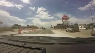 Chadron Nebraska Drive thru town 2016 (with road construction) using a go pro hero