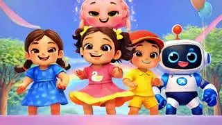 Mini Brain World Song | Kids Learning Fun Song | Hindi Cartoon Rhymes | AK Lucky 2.0