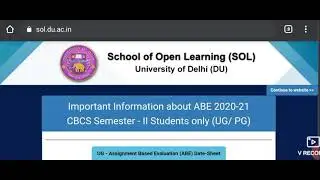 DU SOL MIL ABE AUG 2021 problem solve ll important video for 2nd semester ll don't to be skip