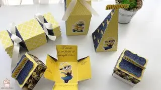 DIY: INVITACI&Oacute;N Y DULCERO P/ FIESTA DE MINIONS 🎈Sabor De Fiesta