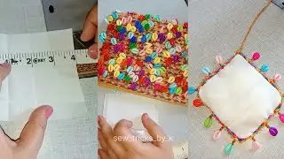 How to make a square latkan at home ll घर पर चौरस लटकन कैसे बनाएं @sew_tricks_by_k