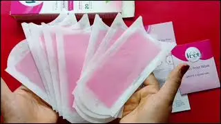 How to use Veet wax strips || waxing at home step by step || #waxing #veetwaxstrips #easyway