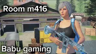 Babu gaming m416 Room 1v1 warehouse, BGMI battleground