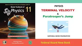 Terminal Velocity | NBF | Class 11th Physics CH No 06 #nationalbookfoundation #physics