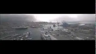 Horizion, Mayssan(Cargo) e Tanit(Ctn) arriving at the port of Genoa