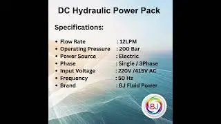 DC Hydraulic Power Pack