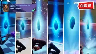 Collect gem fragments at Gas Stations in Fortnite Chapter 3 Season 1 Quests