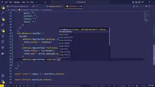 27  Submit register action with AsyncThunk and handling status, error