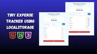 Build a Budget Tracker in 15 Minutes (HTML, CSS, JavaScript Tutorial)