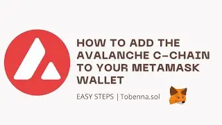 How to add the #avalanche ($AVAX) network to your Metamask