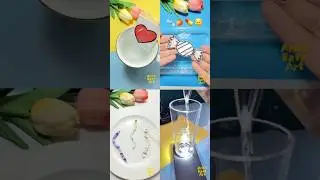 🧻💧❤️🐛4 Satisfying Creative Water Activity @ArasEasyArt #diy #satisfying #viral #ytshorts