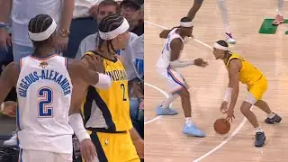 Andrew Nembhard cooks SGA with filthy move for clutch 3 after Shai shoved him 😳