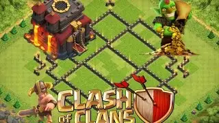 Clash Of Clans - Epic TH 10 Hybrid Dark Elixir Base - 275 Walls