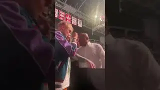 Daniel Cormier confronts Jake Paul