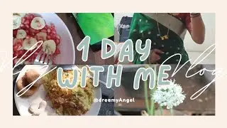 1 Day with me 💫🐻| Aesthetic minivlog &hearts;️| Healthy Cooking 🧅🌶️| Healthy meal 😋🤌🏻