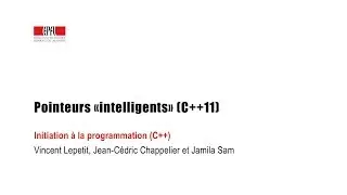 Pointeurs 