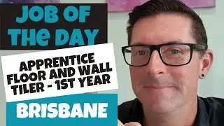 Looking for a job as Apprentice Wall and Floor Tiler in Brisbane? Check out our job of the day!