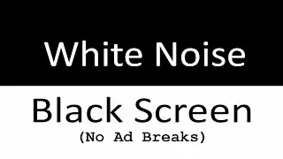 White Noise Black Screen | Ad-Free 24 Hours of Calm Sleep, Study, Focus & Mind Relaxation Sound