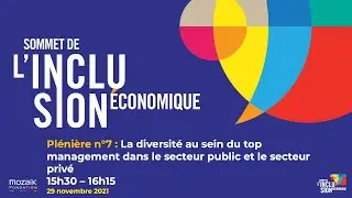 Pl&eacute;ni&egrave;re n&deg;7 : La diversit&eacute; au sein du top management dans le secteur priv&eacute; et le secteur public