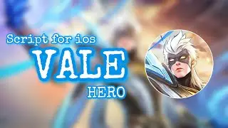 [ FOR iOS ] VALE HERO SKIN SCRIPT FULL EFFECT AND BACKGROUND + AUDIO | YA CHANNEL❤️🙏🏻