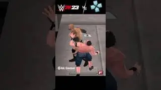 JOHN CENA ATTITUDE ADJUSTMENT COMPARISON (WWE2K23 VS PPSSPP) Credit:- @EspacioNX