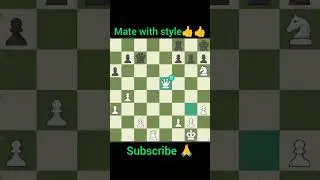 beautiful checkmate 🤩🤩#chesstactic #chess #puzzle #hikaruchess #chesstricks