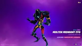 MOLTEN MIDNIGHT ZYG Skin Showcase | Fortnite Chapter 2 Season 7