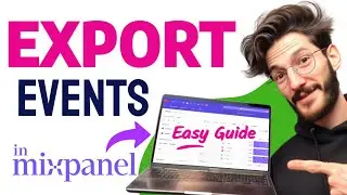 How to EXPORT EVENTS from Mixpanel (Step by Step)