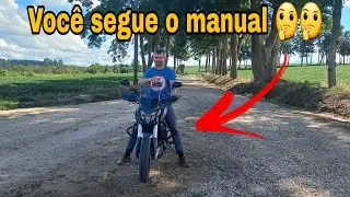 Manual pede pra amaciar o motor assim. #motor #manual #bajaj #bajajbrasil #dominar #d400 #dominar400