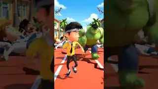 Hulk & Bruce Lee School Life 😂 | Bangla Cartoon #Shorts