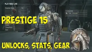Call of Duty Advanced Warfare: PRESTIGE 15 - Unlocks, Stats, Gear