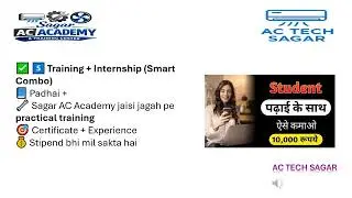 😱 AC Field = Money Machine 💰 | Students Earn Lakhs | 5 Best SkillsAC Technician Skills for Students