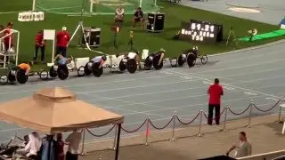 800m T54 FAZZA DUBAI  Meeting Grand PRIX IPC 2016