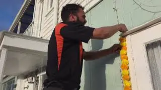 🪔 Beautiful Diwali Light Decoration at Home 2025 newzealand  #diwali #decoration #light #Auckland 🕯🪔