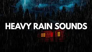 Heavy Rain & Thunderstorm in Deep Forest 🌲 | Relaxing Nature Sounds for Sleep
