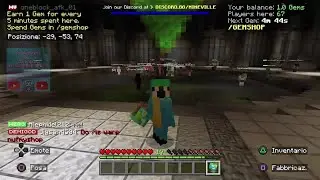 4)Testo l'area AFK ZONE...Quanta gente!⌛Minecraft Mineville One Block Server🚀| InPvP | [@Scarni98]