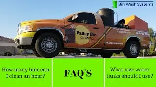 Trash Bin Cleaning Equipment FAQ's #4  - Build your own Trash Bin Cleaner with Bin Wash Systems