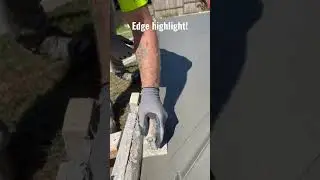 Edge highlight. #concrete #concretedesign #diy #howto #patiodesign #patio #backyard