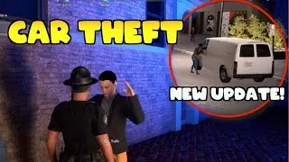 Police Sim *UPDATE* - CAR THEFT RIGHT IN FRONT OF US!