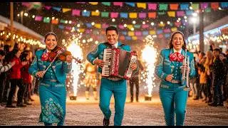 Mexico Music Mariachi Ranchera with Guitar, Trumpet, Violin and Accordion for Event Energy