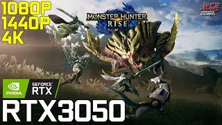 Monster Hunter Rise | RTX 3050 | 1080p, 1440p, 4k benchmarks!