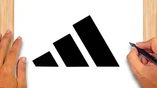 How to draw Adidas Logo
